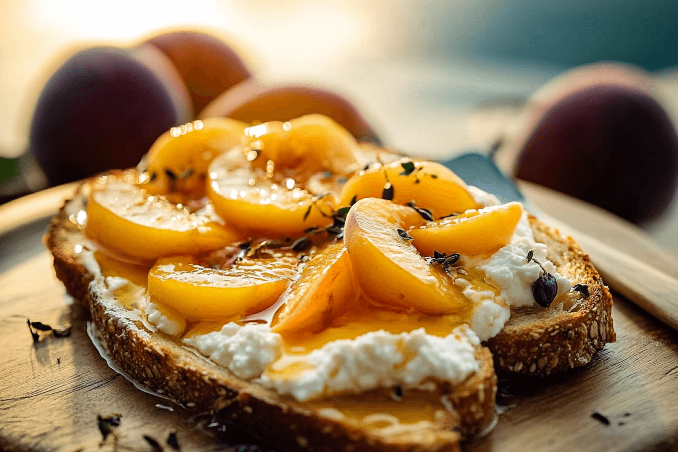 Ricotta Toast with Warmed PeachesBig Mac Sloppy Joesmississippi mud potatoes