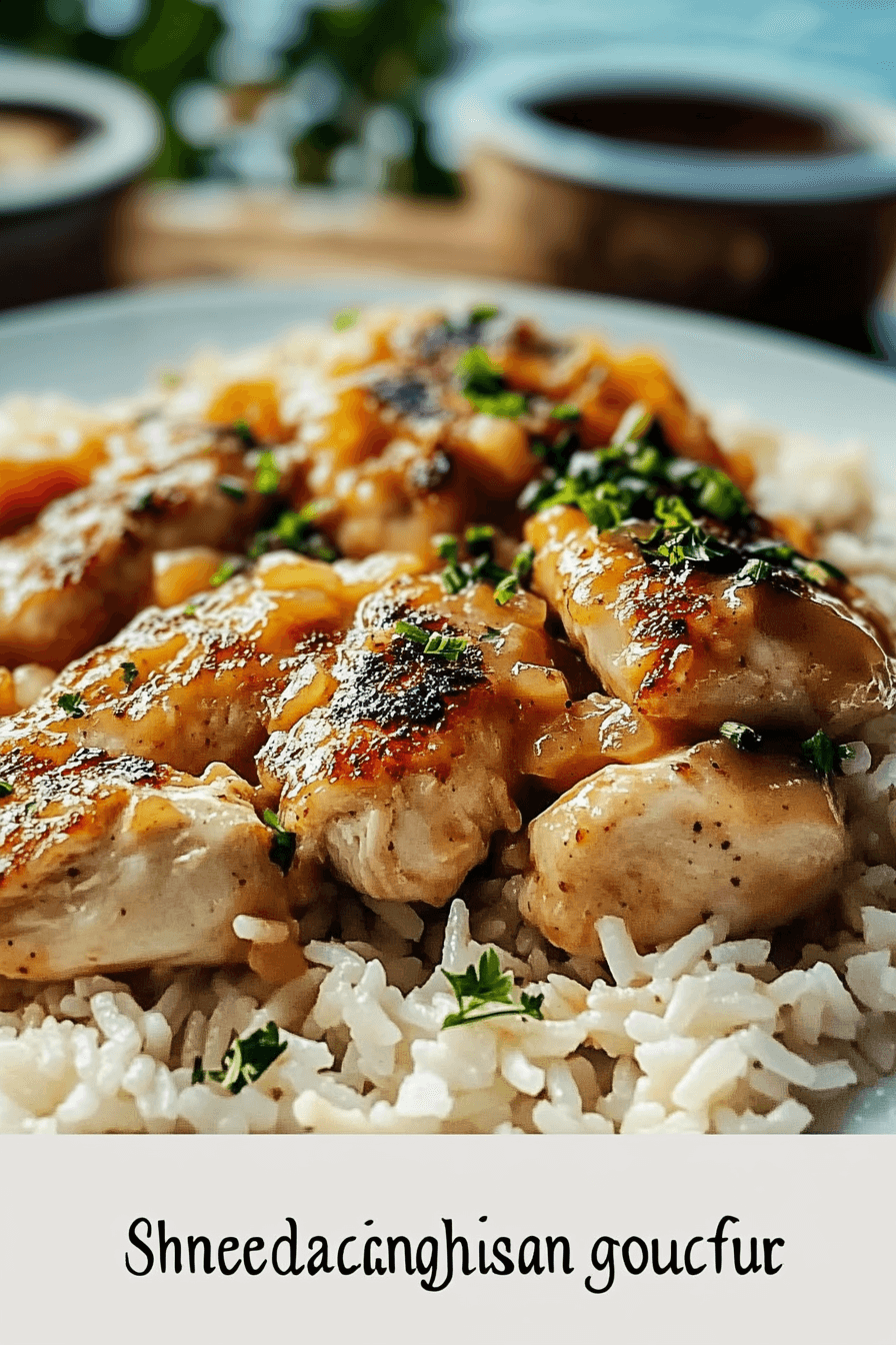 Smothered Chicken and Rice