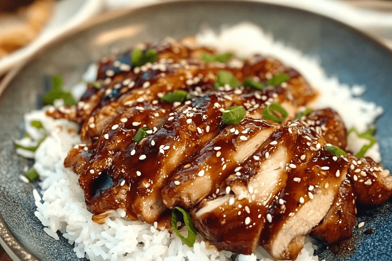 SOY GLAZED CHICKEN