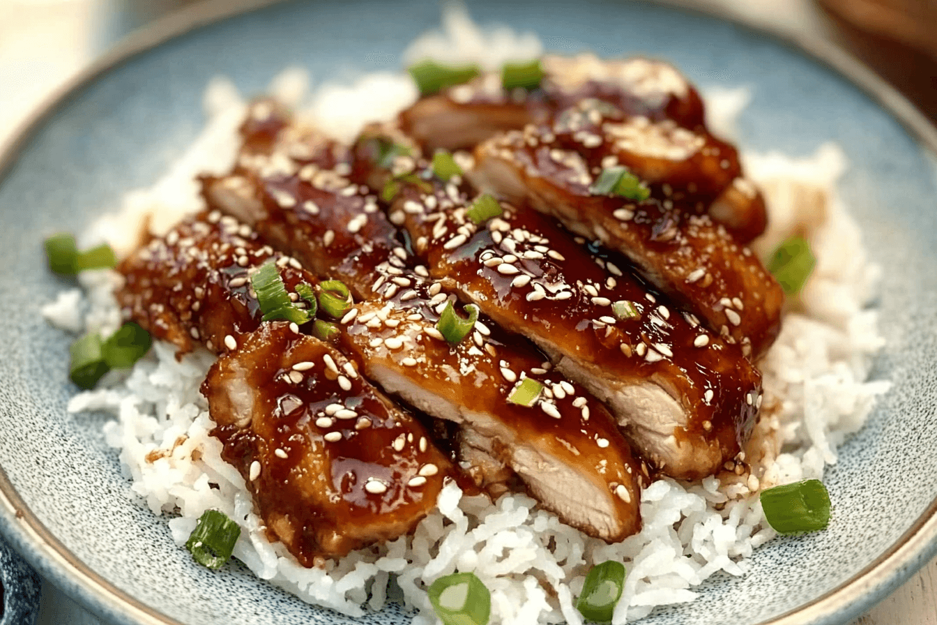 SOY GLAZED CHICKEN