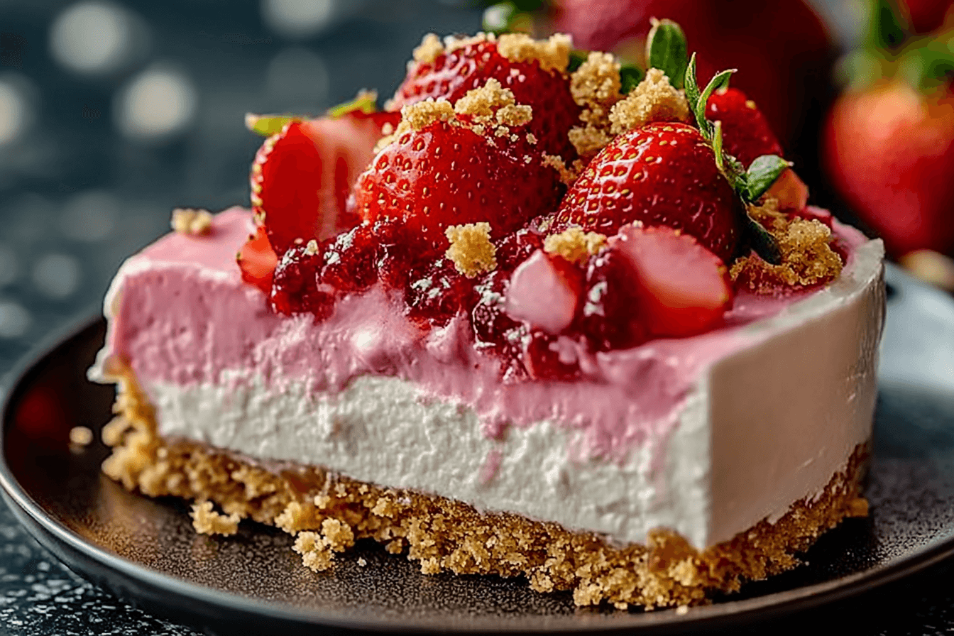 Strawberry Shortcake Cheesecake