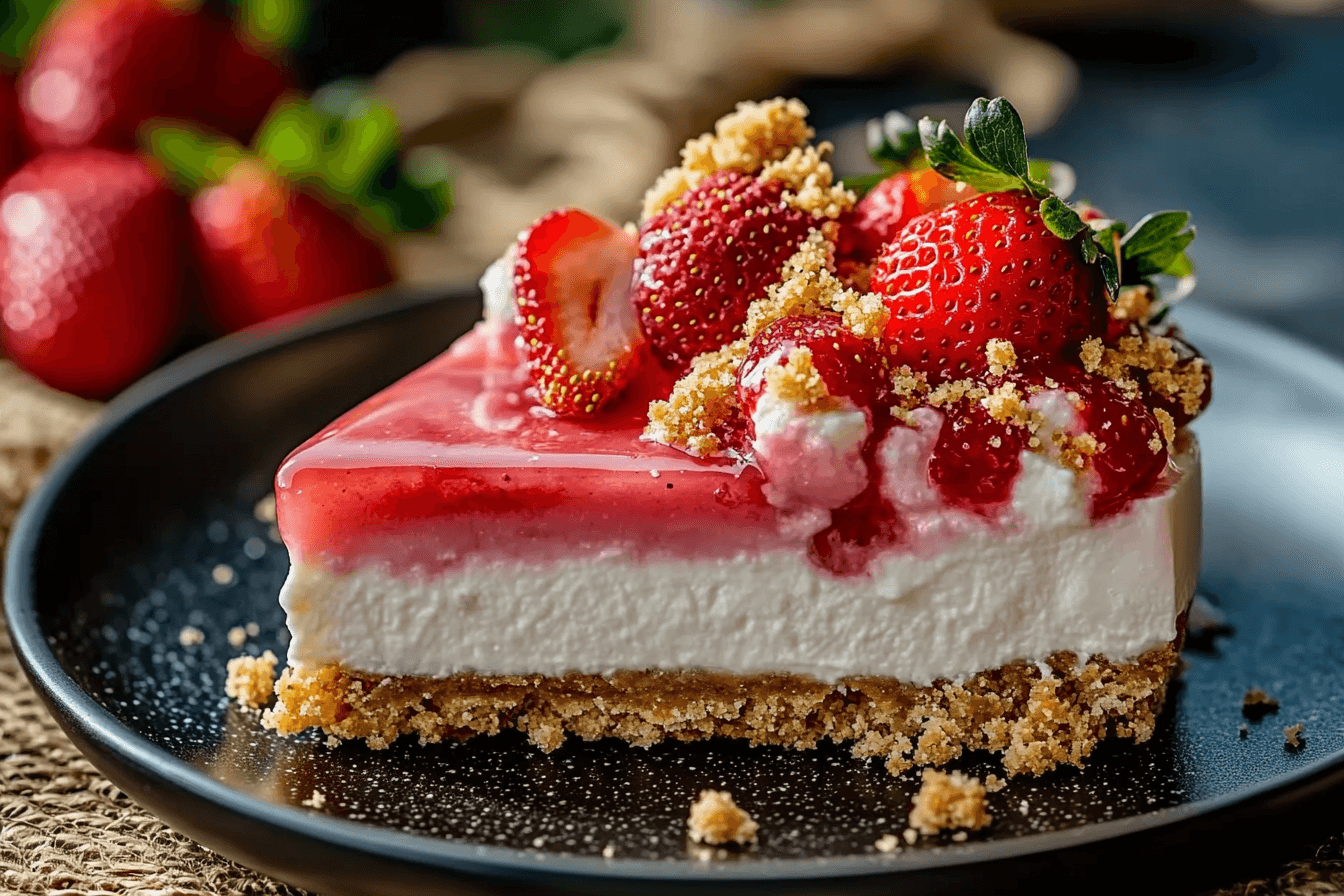 Strawberry Shortcake Cheesecake