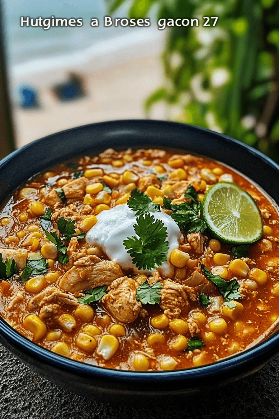 Street Corn Chicken Chili