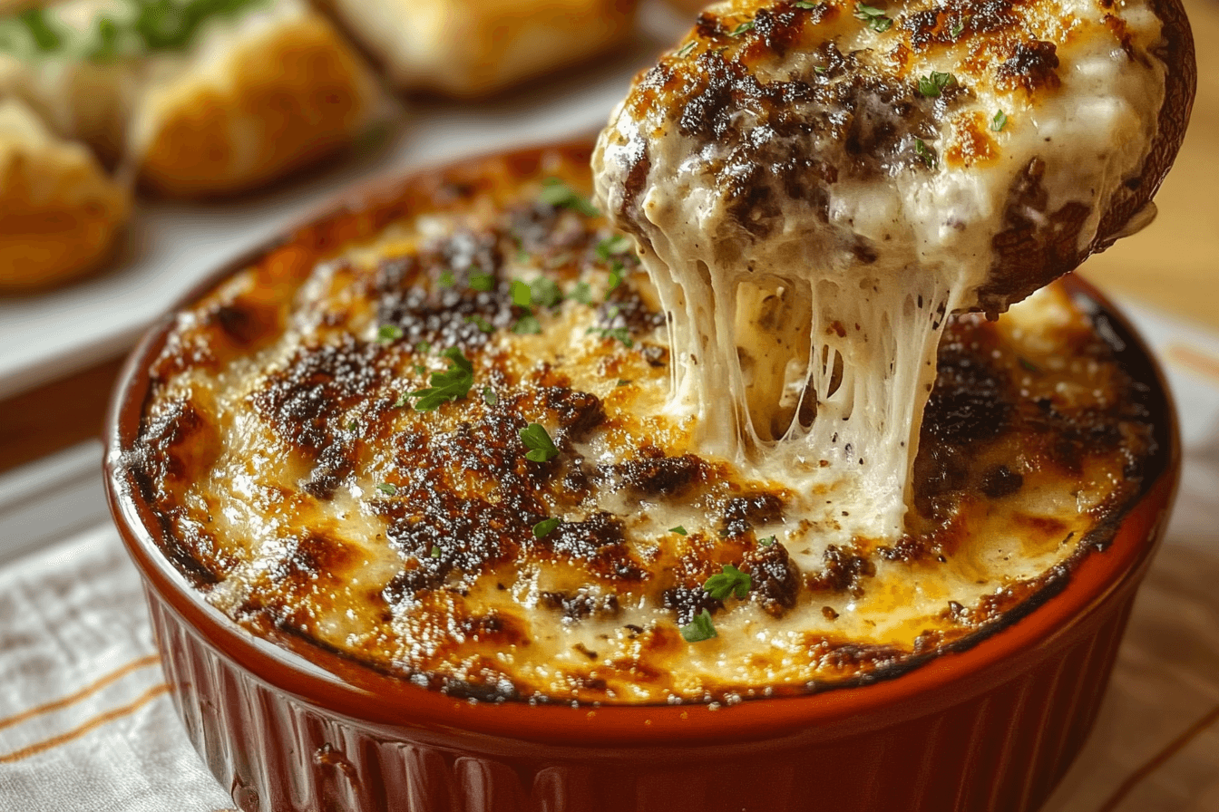 Stuffed Mushroom Dip