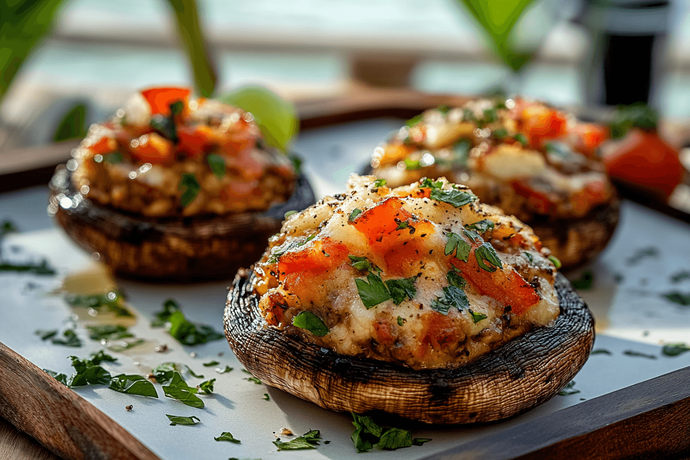 Stuffed Portobello Mushrooms