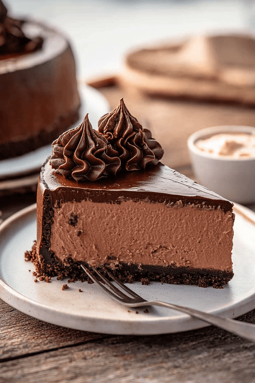 Triple Chocolate Cheesecake