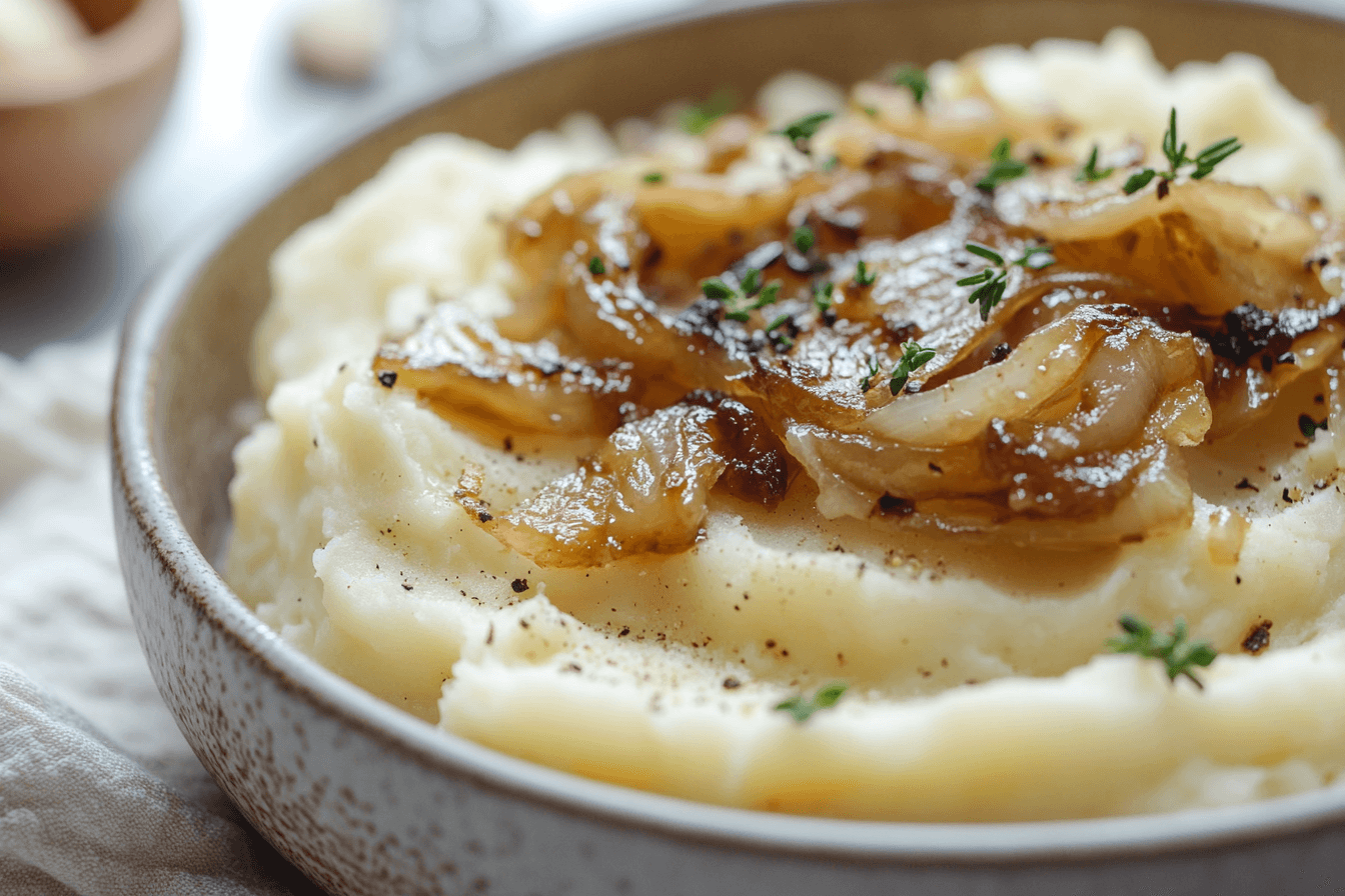 
Vegan Caramelized Onion Mashed PotatoesBig Mac Sloppy Joesmississippi mud potatoes