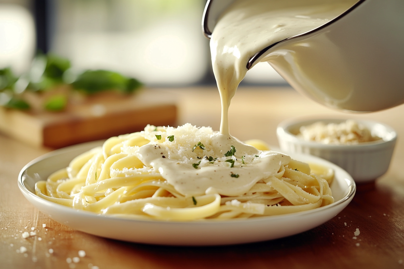 Difference between alfredo sauce and garlic parmesan sauce