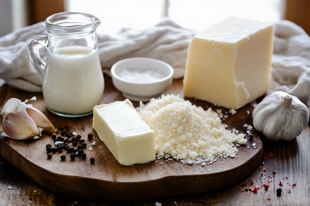 Garlic Parmesan Sauce Ingredients