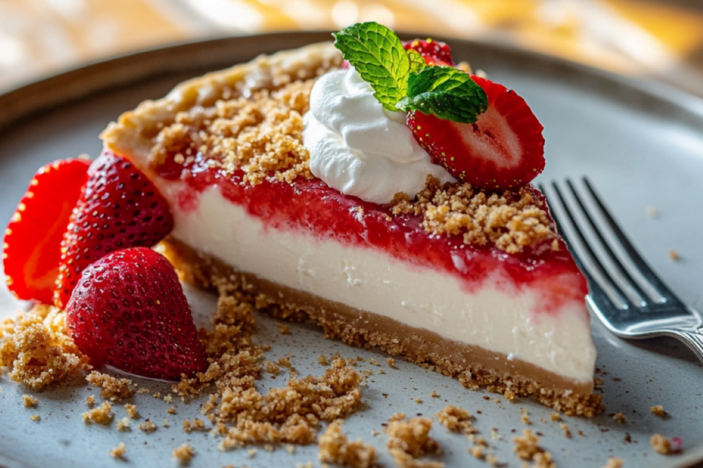 Strawberry Crunch Cheesecake