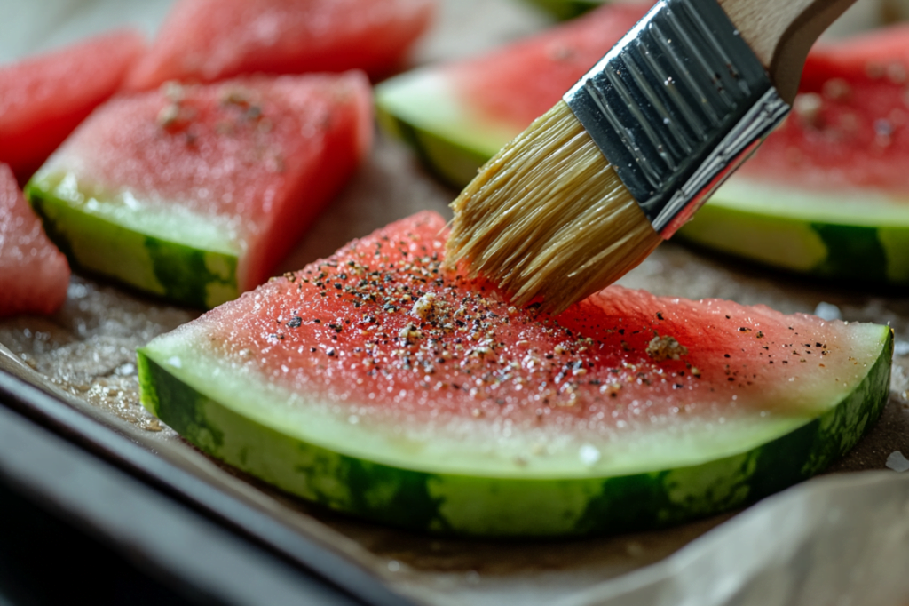 What does baked watermelon taste like Direction