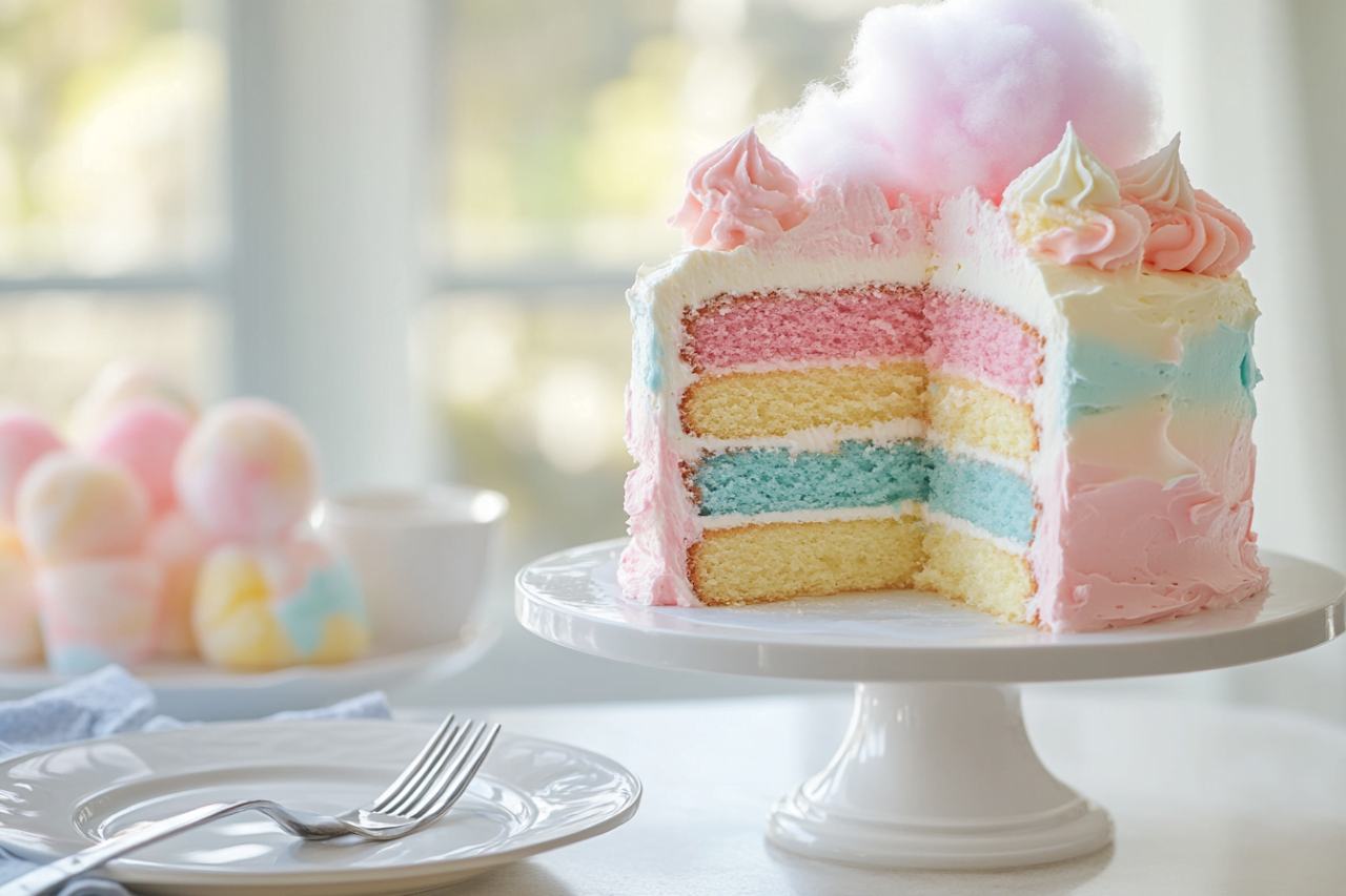 cotton candy cake