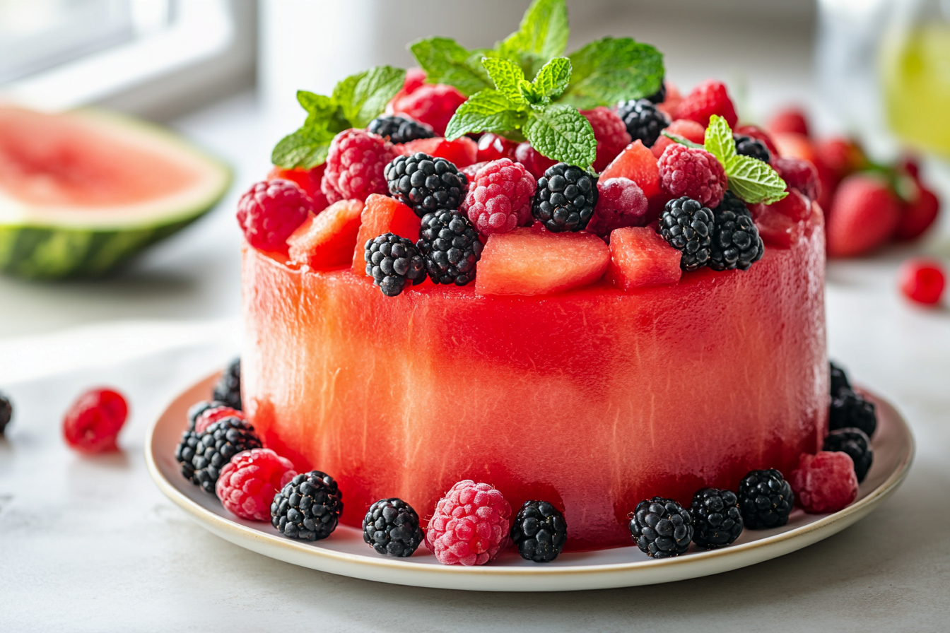 watermelon cake