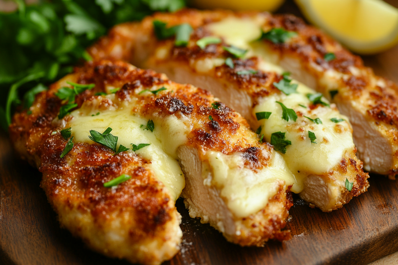 Parmesan crusted chicken