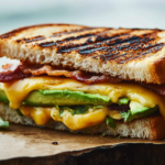 Avocado Bacon Grilled Cheese Sandwich