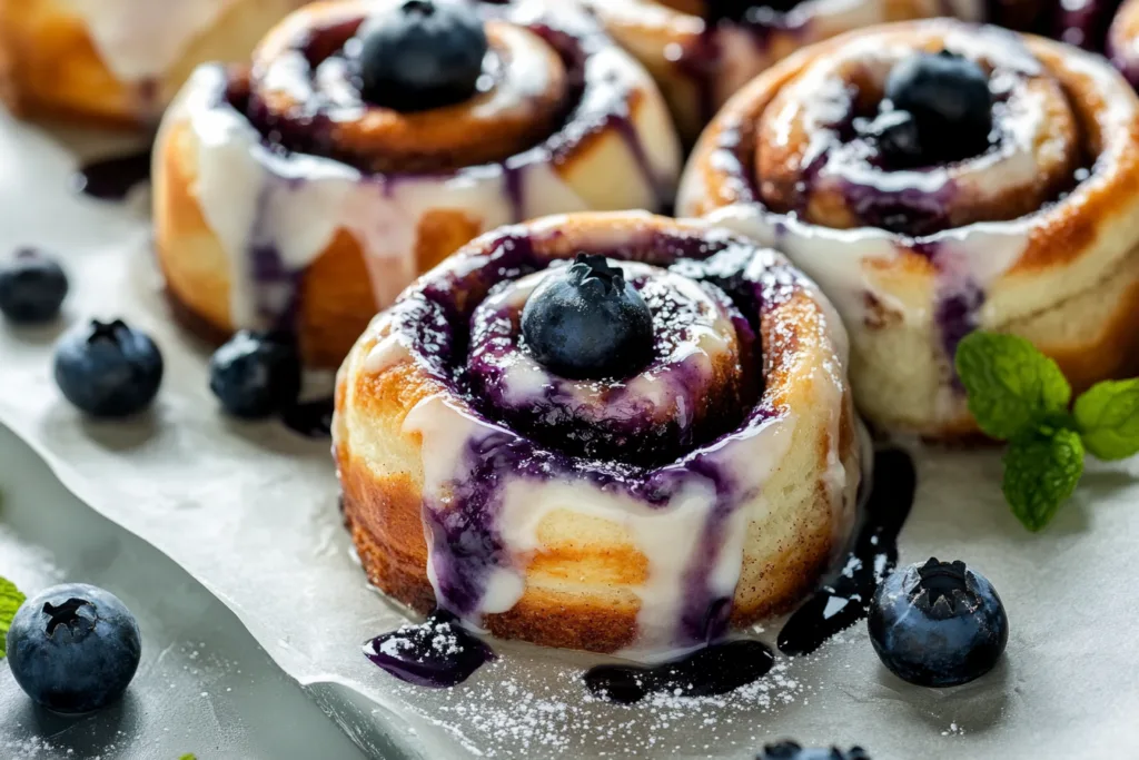 Blueberry Cinnamon Rolls