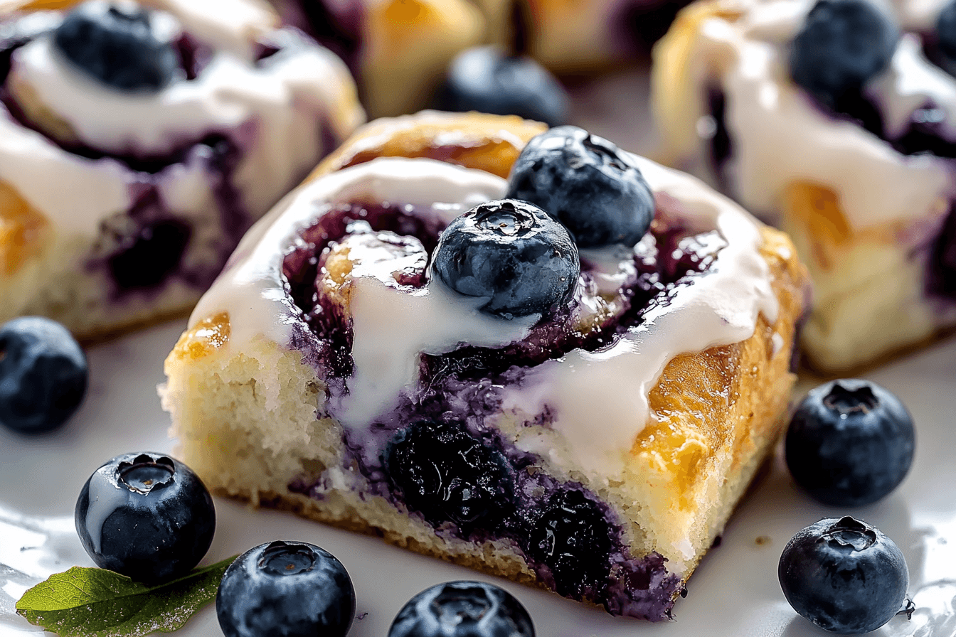 Blueberry Cinnamon Rolls