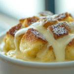 Bread Pudding with Vanilla Sauce