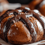 Brioche Chocolate Hot Cross Buns