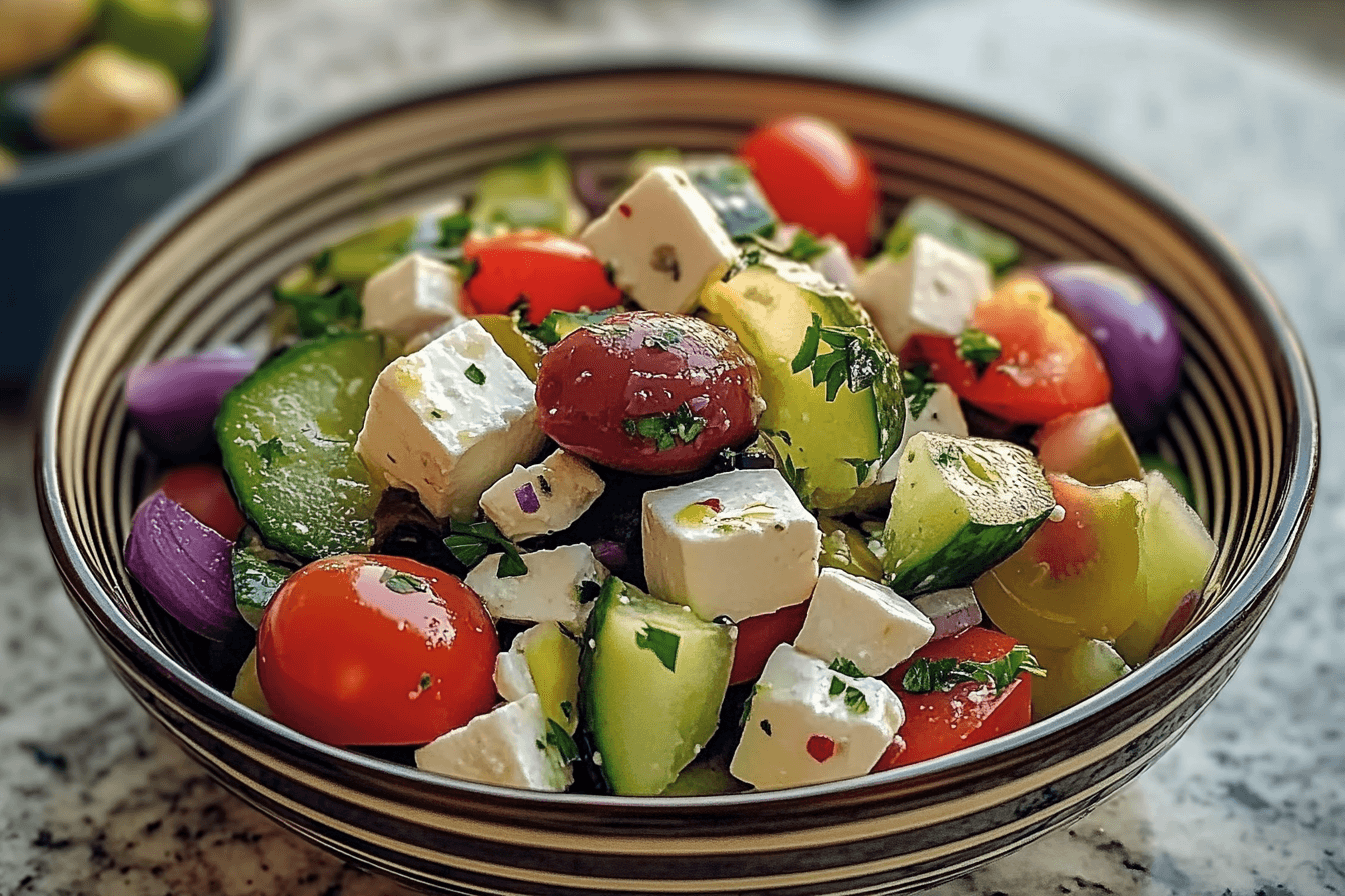 CLASSIC GREEK SALAD A Refreshing Taste of Greece