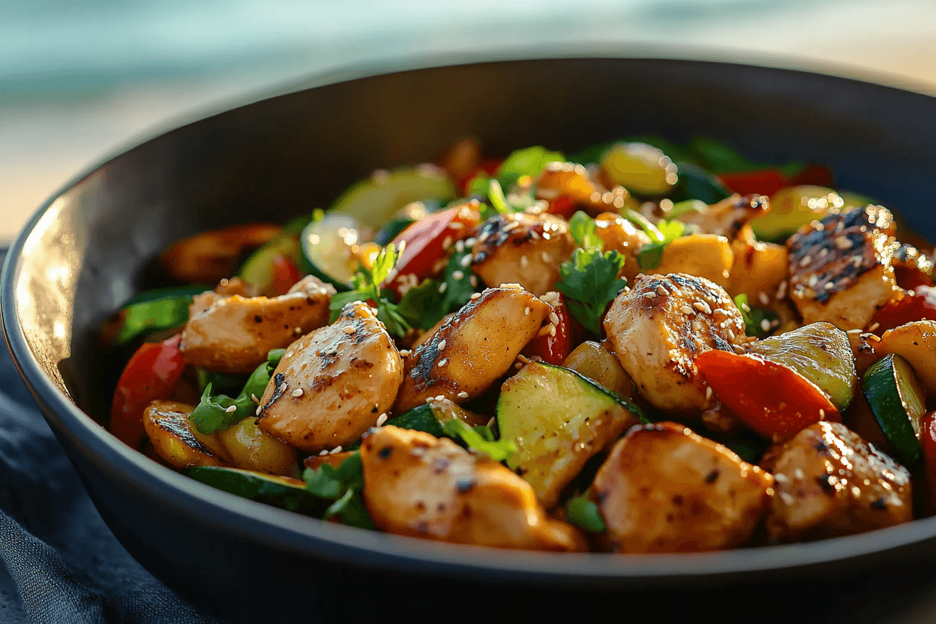 Chicken Zucchini Stir-Fry