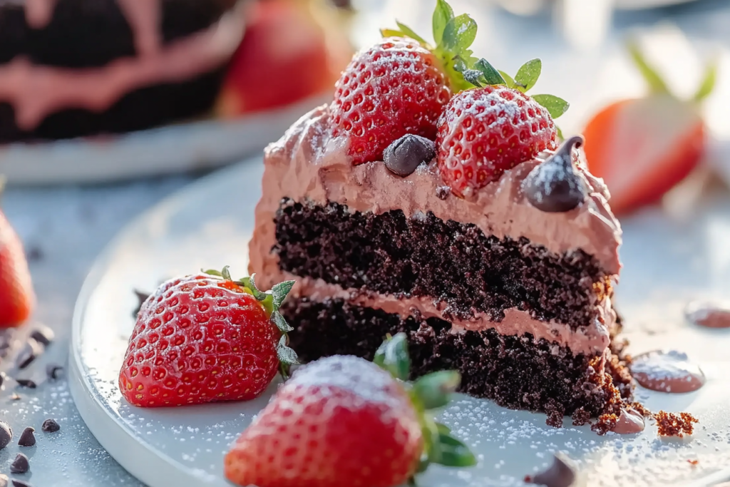 Chocolate Strawberry Cake
