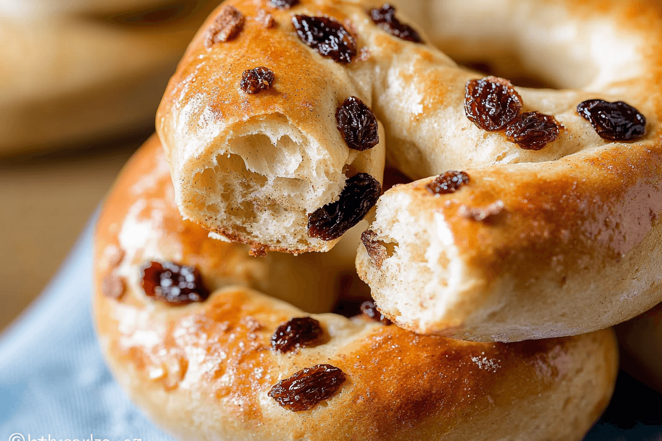 Cinnamon Raisin Bagels