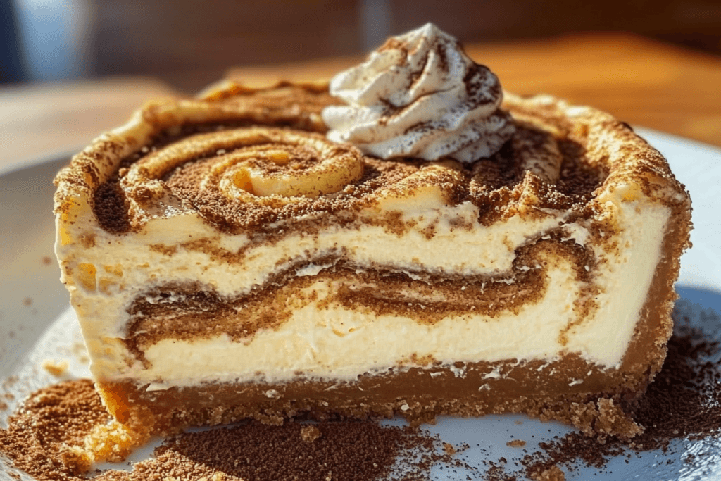 Cinnamon Roll Cheesecake