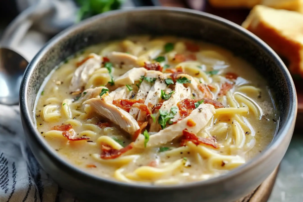 Crack Chicken Noodle Soup