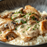 Cream of Mushroom Chicken and Rice