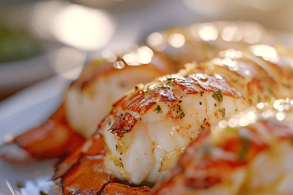 Creamy Garlic Butter Lobster Tails