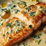 Creamy Salmon Piccata