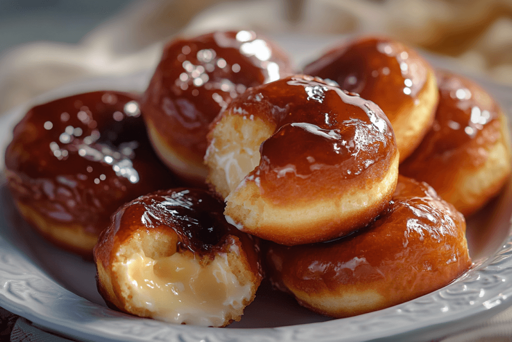 Crème brûlée doughnuts