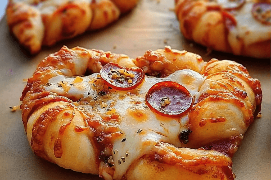 Four Cheese Pepperoni Pizza Knots
