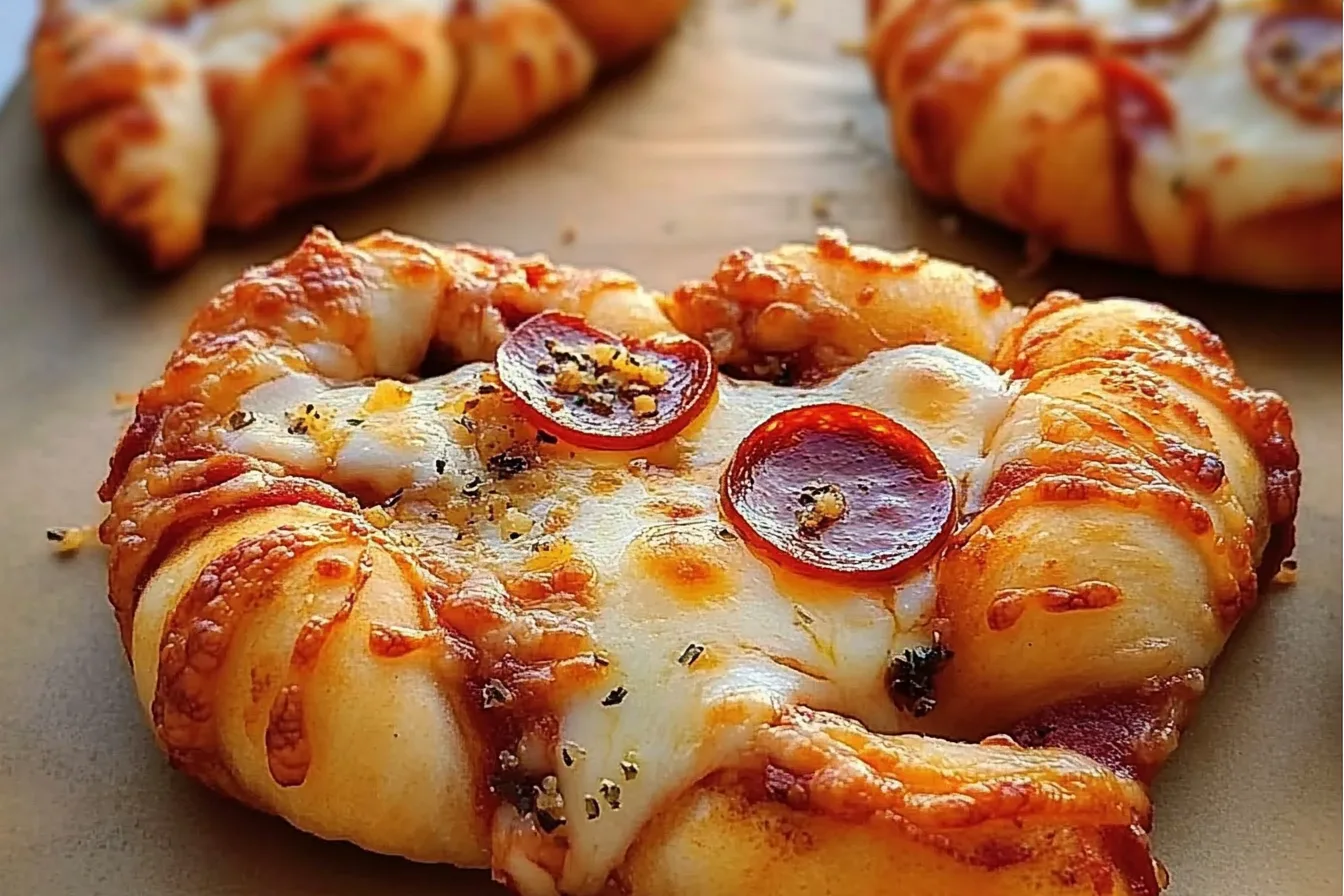Four Cheese Pepperoni Pizza Knots