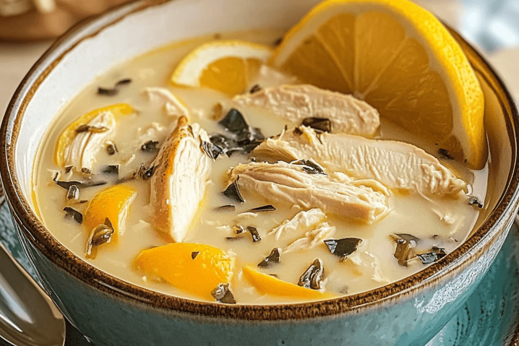 Greek Lemon Chicken Soup