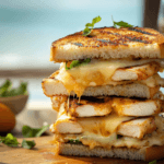 Grilled Chicken Three-Cheese Sandwich