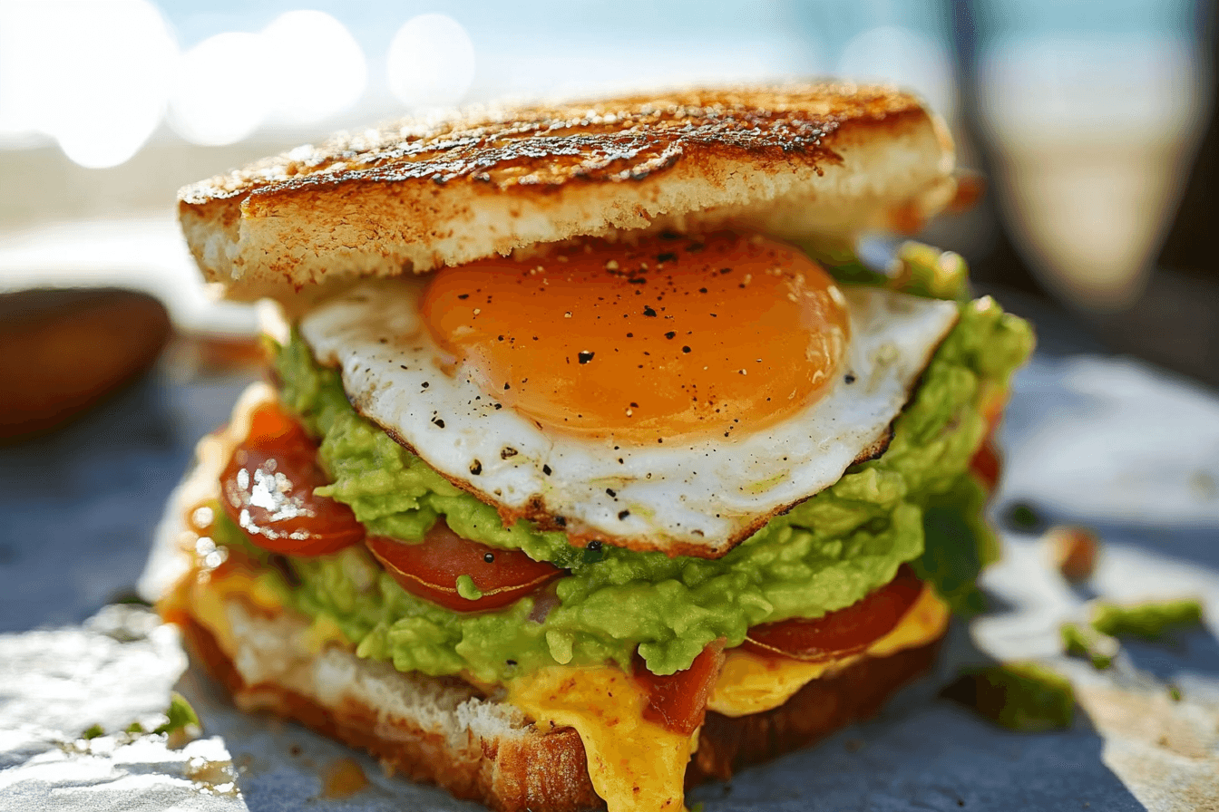 Guacamole Breakfast Sandwich