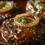 Hamburger Steak with Onions and Gravy