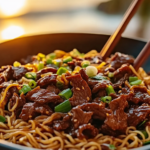 Mongolian Beef Noodles