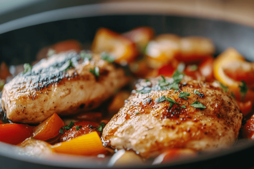 One Pan Balsamic Chicken