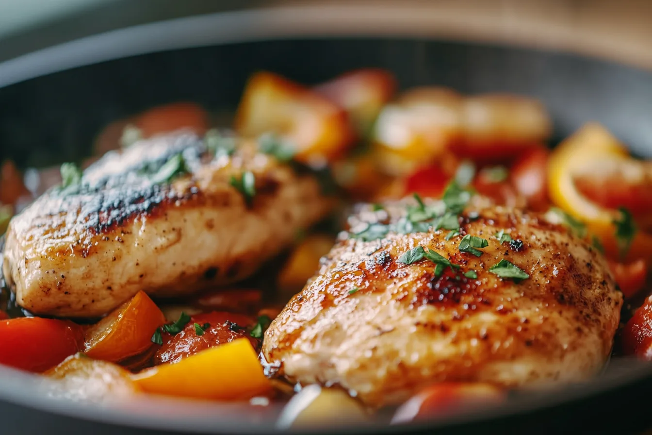 One Pan Balsamic Chicken