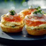 Smoked salmon and egg muffins