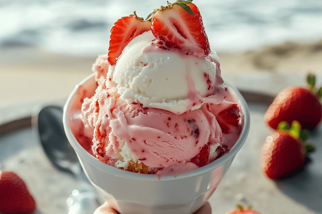 Strawberry Shortcake Ice Cream