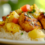 pineapple chicken and rice