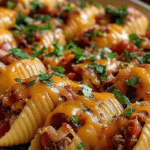 Air Fryer Taco Stuffed Shells