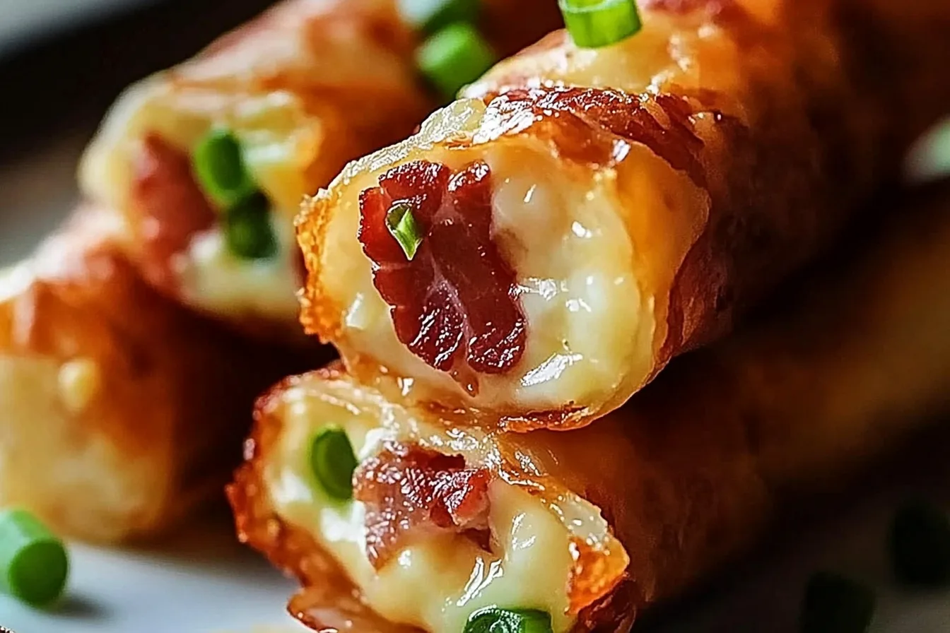 BACON JALAPEÑO POPPER EGGROLLS
