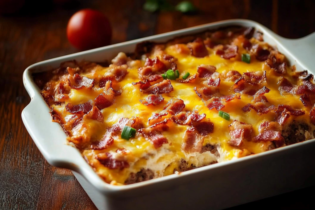 Bacon Cheeseburger Casserole