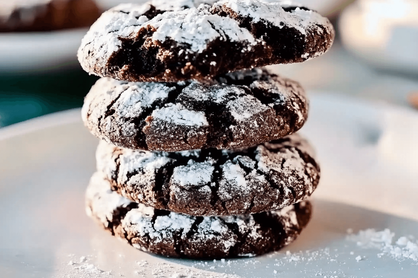 Chocolate Crinkle Cookies