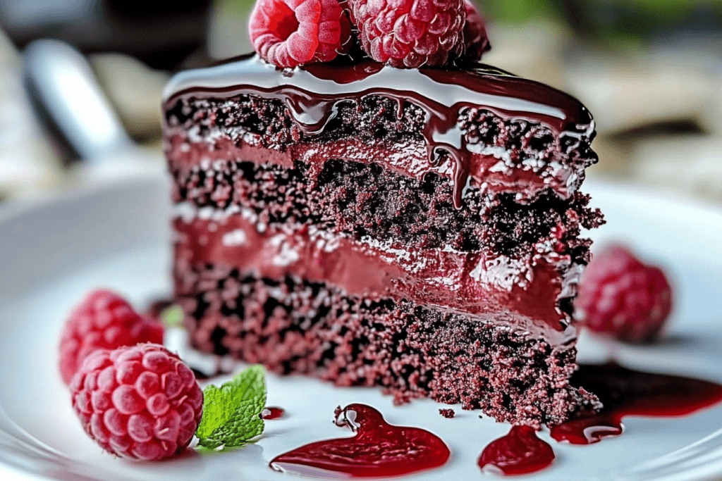 Chocolate Raspberry Cake